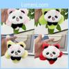 Cute And Cozy Plush Panda Sunflower Keyring Toy Perfect For Romantic Gifts