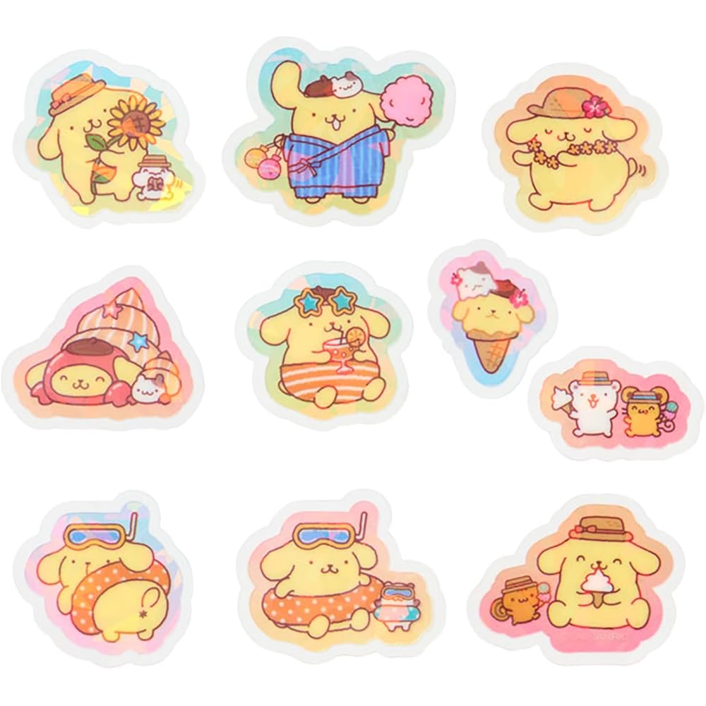 Sanrio Pompompurin Summer Stickers Age 3 and Up 769479