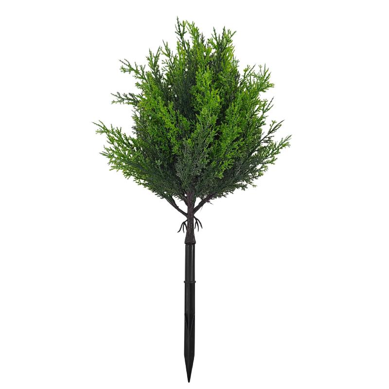 Artificial Cedar Topiary Trees Christmas Decorations Indoor Outdoor Small Fake Realistic Greenery Cedar Pine Tree