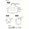 Skater Apron Bib for Kindergarten Children Meal Apron Triangle Sling Drawstring 3 Piece Set Unicorn KBEPS1-A