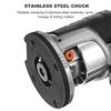 2300W Electric Trimmer 40000rpm Handheld Wood Trimmer Woodworking Engraving Slotting Palm Router Laminate Trimming Machine Kit