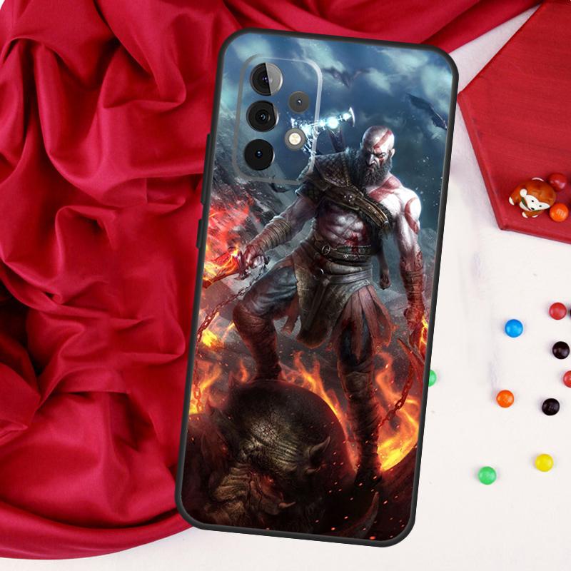 God of War Game Case For Samsung Galaxy A54 A34 A14 A53 A52 A51 A71 A13 A23 A33 A73 A12 A22 A32 Cover Funda
