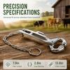 With Chain Cattle Nose Pliers Stainless Steel Livestock Nose Pliers  Veterinary Use