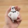 Funny Sunglasses Sparrow Figurine 3D Printed Cool Bird Statue Novelty Animal Desktop Ornament for Home Office Decor