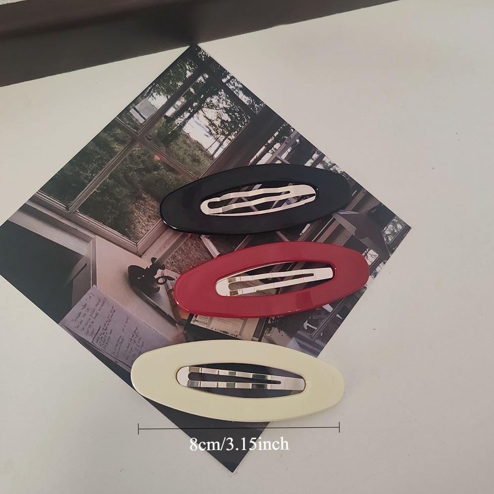 

3pc European and American Solid BB Hairpin Hair Side Clips Simple Easy Matching Korean Hair Accessories Headwear for Girls Women