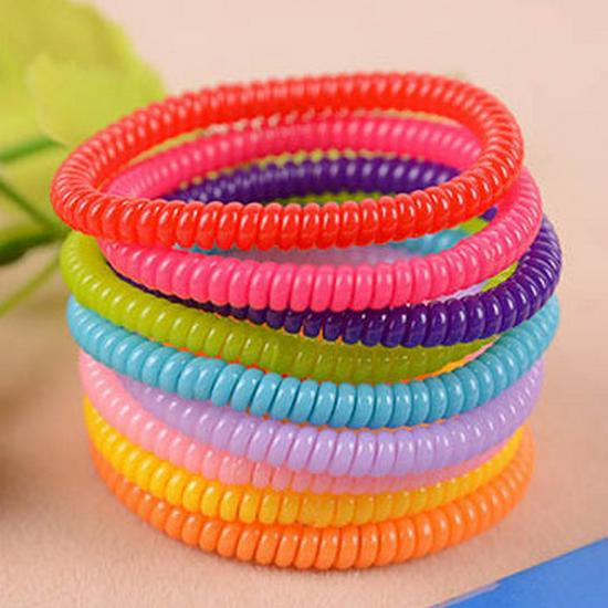

Гумка для волосся Candy Color Bold - великий еластичний аксесуар для волосся thin large circle