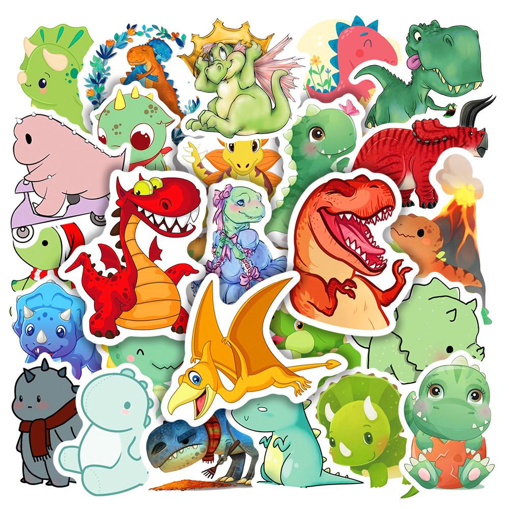 50Pcs Cute Animal Graffiti Stickers Kids Toy Fridge Phone Case Wall Room Cartoon Diy Aesthetic Vinyl Decor Children Girls
