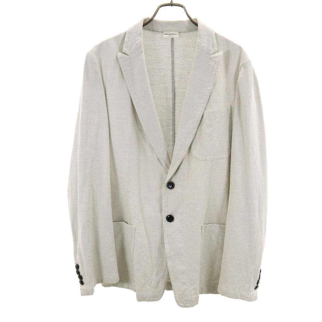 DRIES VAN NOTEN Made in Bulgaria tailored jacket 46 white Men's Used