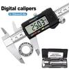 Digital Micrometer Caliper 150mm 6 Inch Lcd Stainless Steel Vernier Tool Durable
