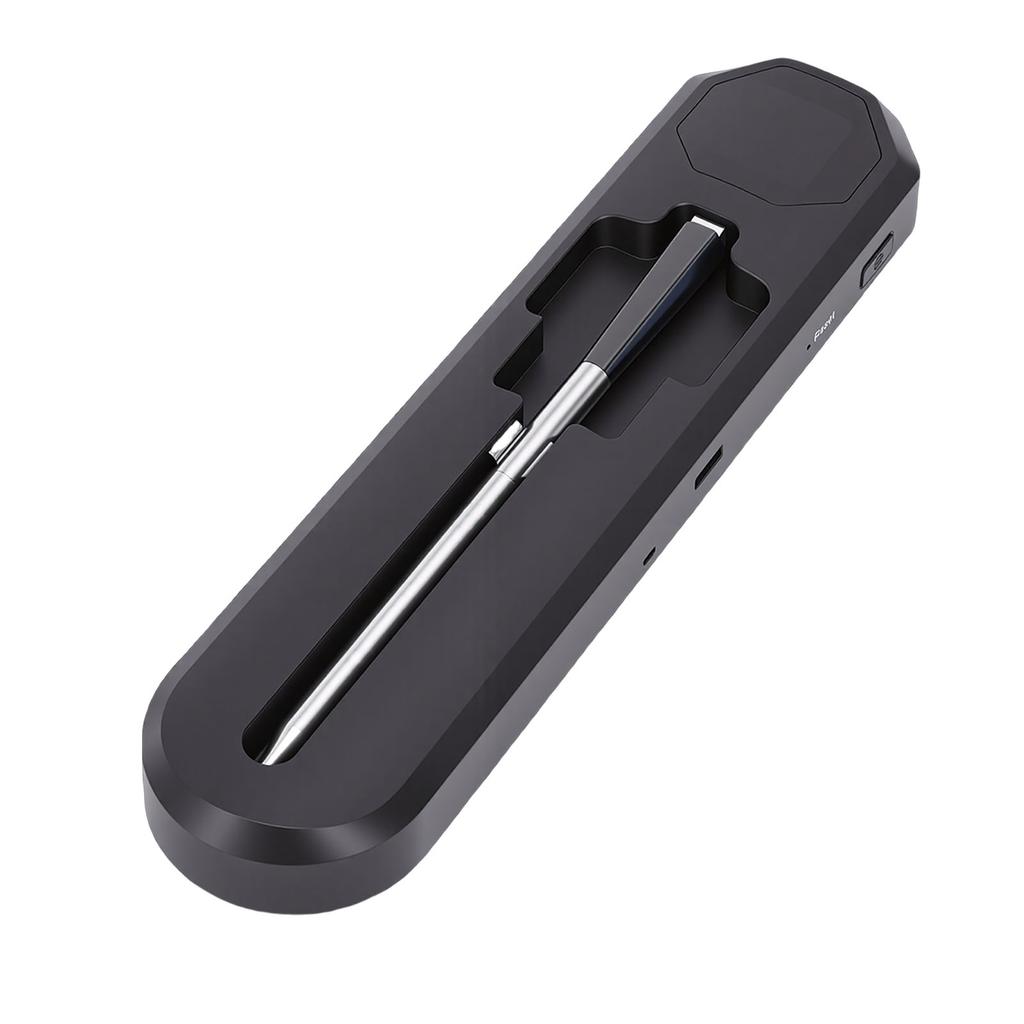 Termometro per Carne Bluetooth Wireless IP67 Impermeabile Ricaricabile Termometro per Alimenti con APP Alta Precisione Doppio Sensore