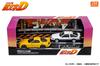 MODELER'S 164 Initial D Set Vol.16 Wataru Akiyama Levin Turbo (AE86) & Keisuke Takahashi RX-7 (FD3S) Finished Product