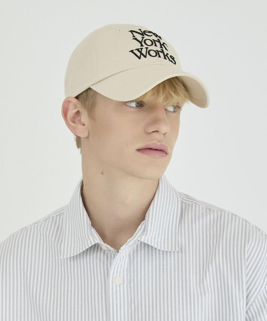 Nyuyogwogseu Mix Logo Ball Cap_ Beige