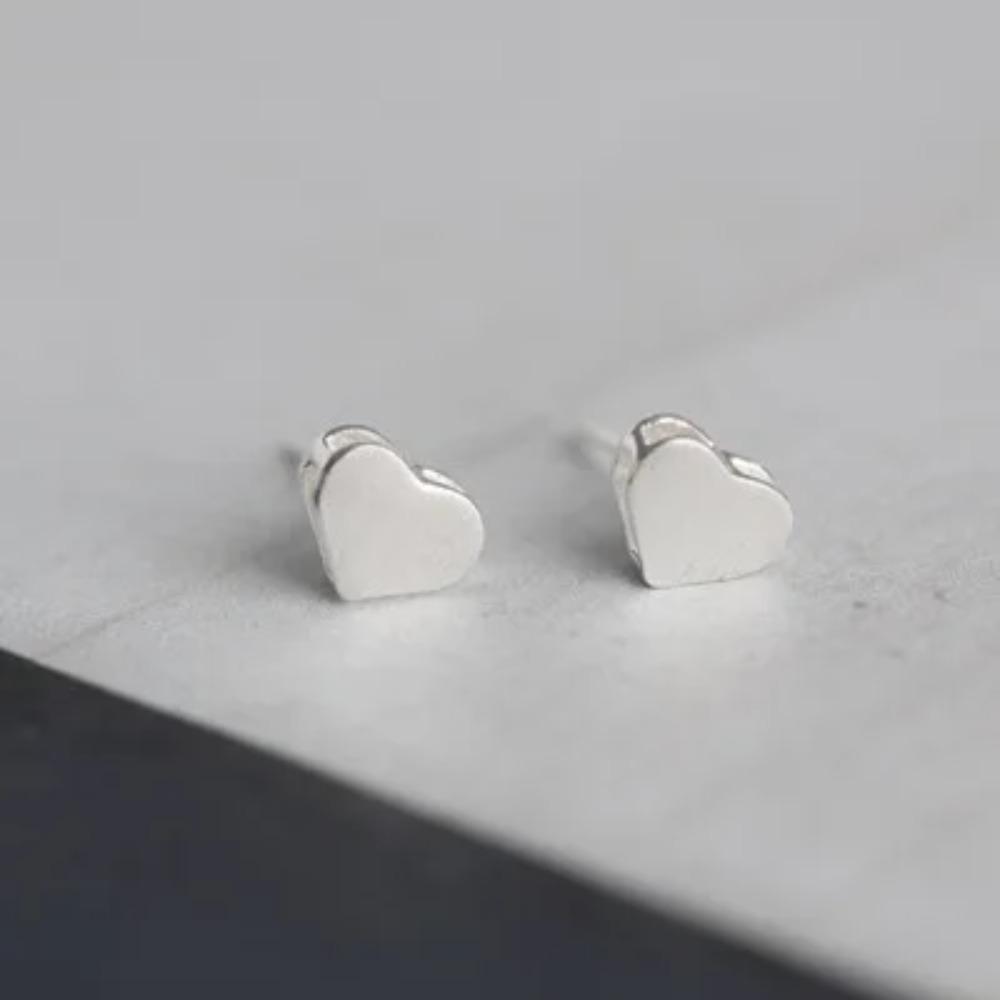 Silver Plated Korean Style Stud Earrings for Women Creative Ear Hole Design Allergy Free Fine Jewelry Accessories