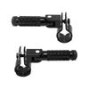 Motorcycle Pedals Folded Footrest Footpeg For Yamaha Honda Suzuki Kawasaki Motorbike Mopeds Scooters Bicycle Foldable Footrest
