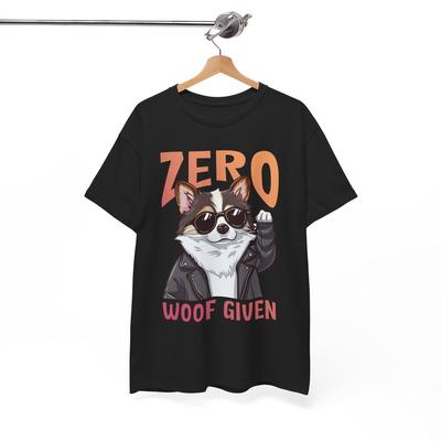 Genialer Humor T-Shirt - Intelligentes Sarkastisches T-Shirt für Kluge Leute Zero Woof Given