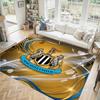 Newcastle United Fußball Design Kristall Samt Teppich Gemütlich Nein?Rutschfester Teppich mit Aufdruck für Schlafzimmer Wohnzimmer Eingang
