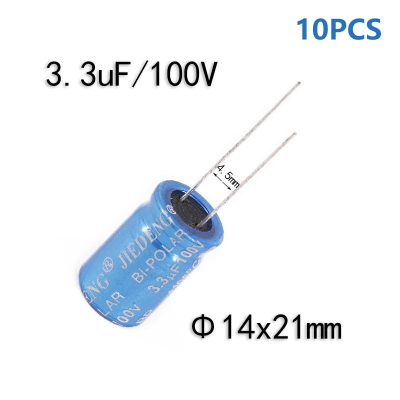 10Pcs Audio Capacitor Mkp Frequency Divider Crossover Non-Polarity Capacitor 100V 10Uf 3.3Uf 2.2Uf 22Uf 1.5Uf 4.7Uf 1.5Uf 15Uf