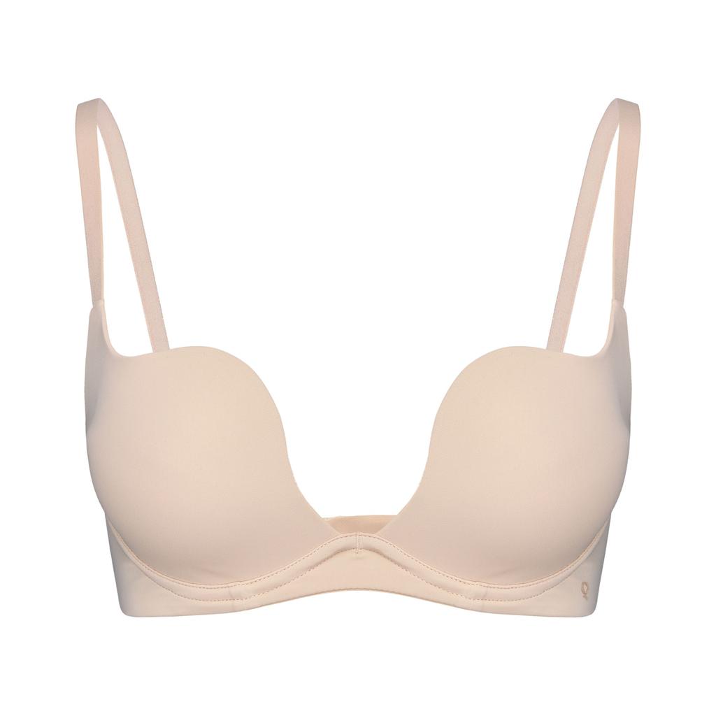 Q1.02 Claudia Esotiq Push-Up Plunge Bra | Sand