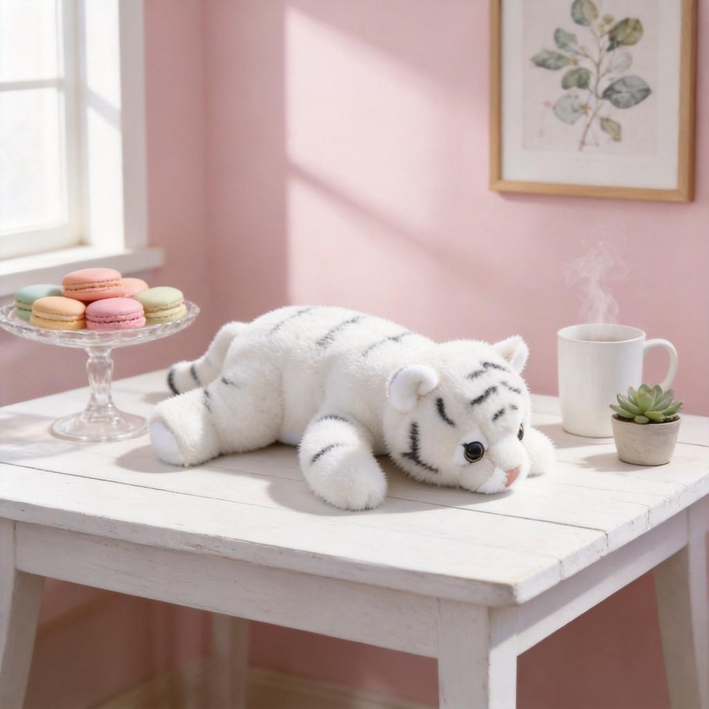 Plush Tiger Toy With Pp Cotton Filling For Kids And Adults Perfect As Birthday Gift