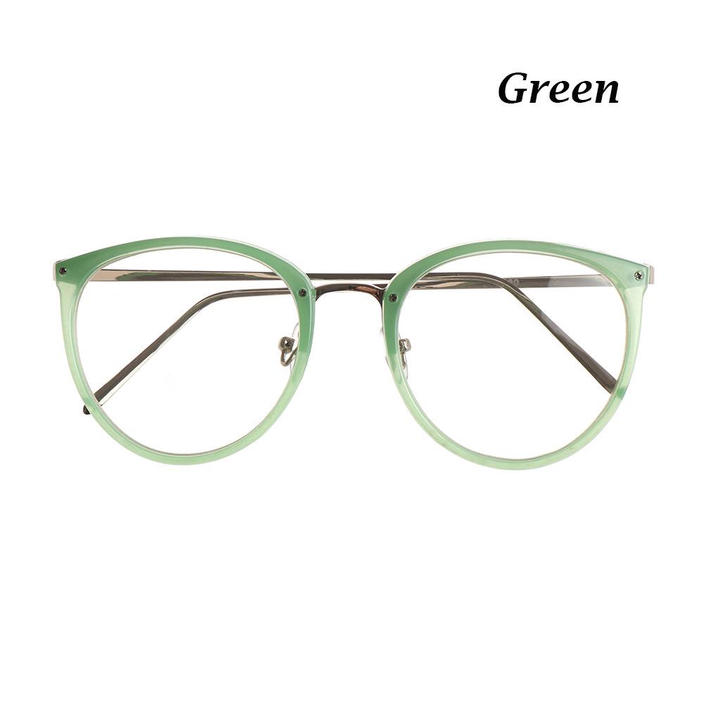 1PC Classic Retro Optical Glasses Fashion Transparent Lens Women Men Eyewear Metal Frames Spectacles Clear Lenses