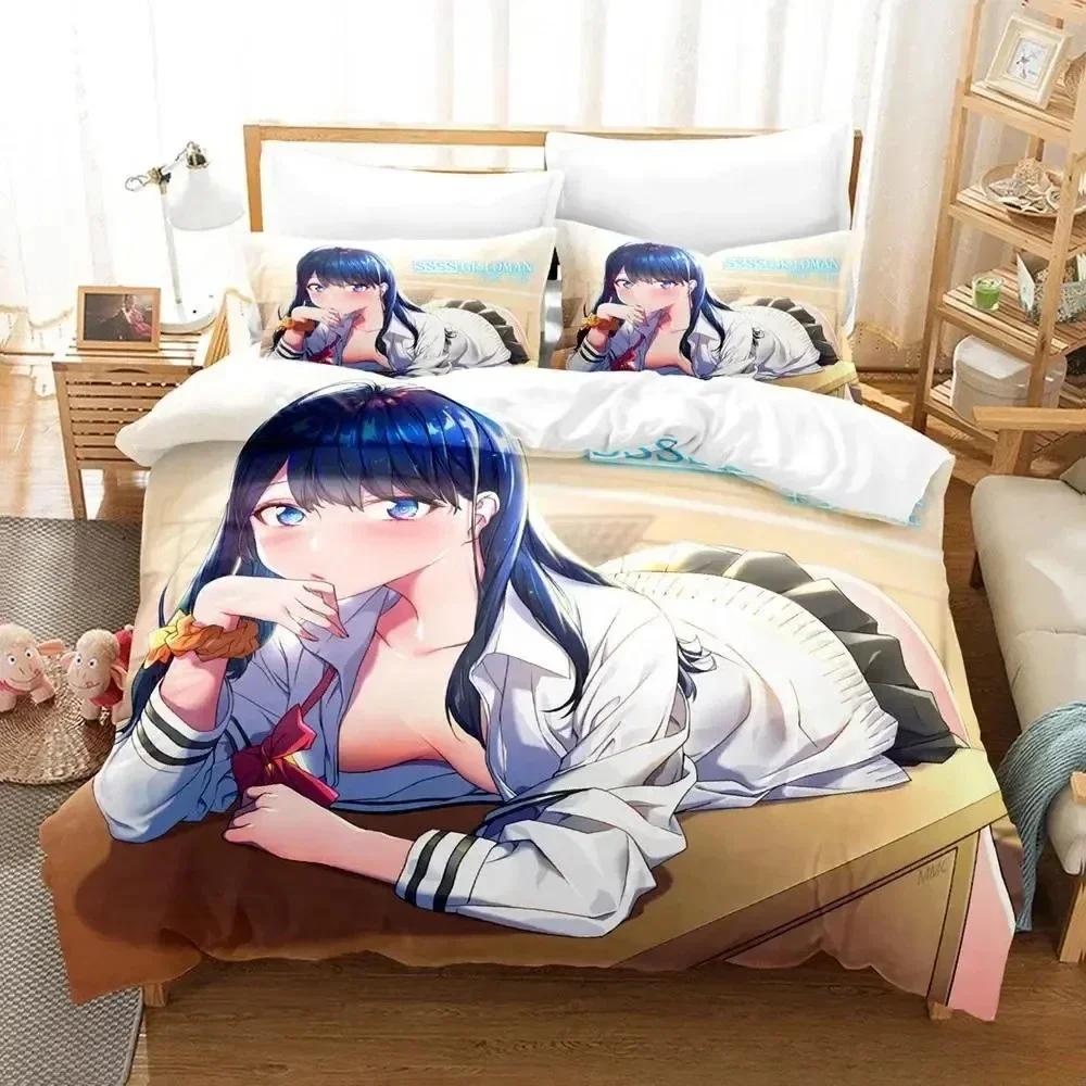 SSSS.GRIDMAN Bedding Set Single Twin Full Queen King Size Bed Set Adult Kid Bedroom Duvet cover Sets Anime parure de lit Bed