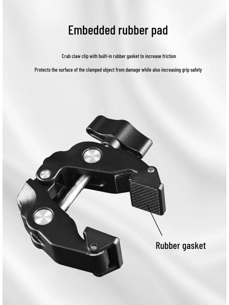 Outdoor Photography & Videography DSLR Camera Mount: Crab Claw Clip