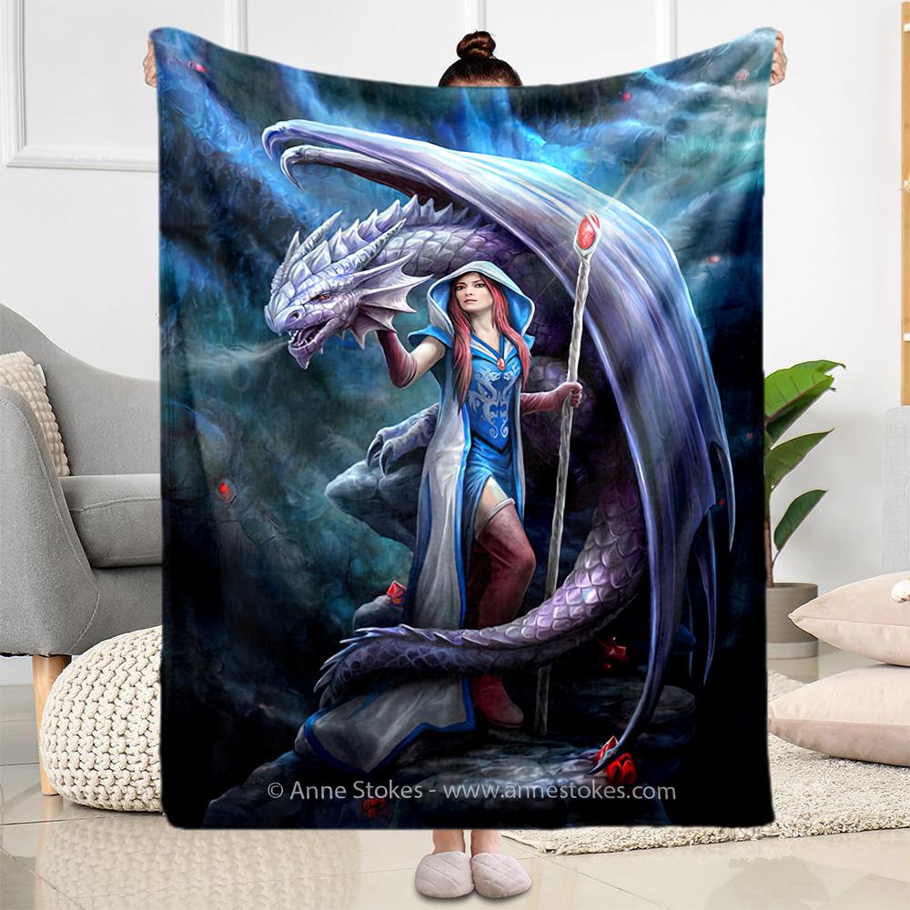 Gothic Style Blanket Soft & Cozy Suitable for Seaside Bed Chair All-Season Use Warmthful Decor Perfect Gift for Relatives and Friends