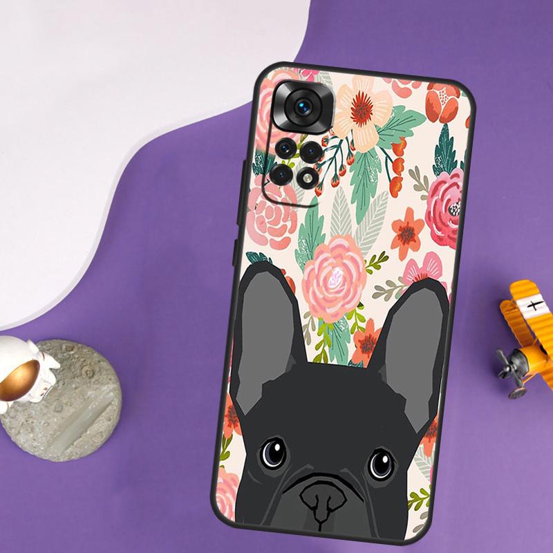 French Bulldog Case For Xiaomi Redmi Note 14 13 Pro 12 9 10 11 Pro 10S 11S 12S Redmi 14C 13C 10C 12C Cover