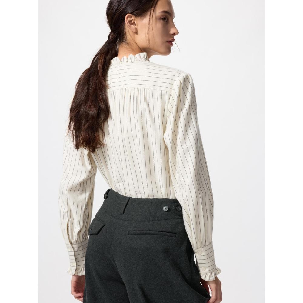 Uniqlo Brushed Jersey Barrel Leg Pants