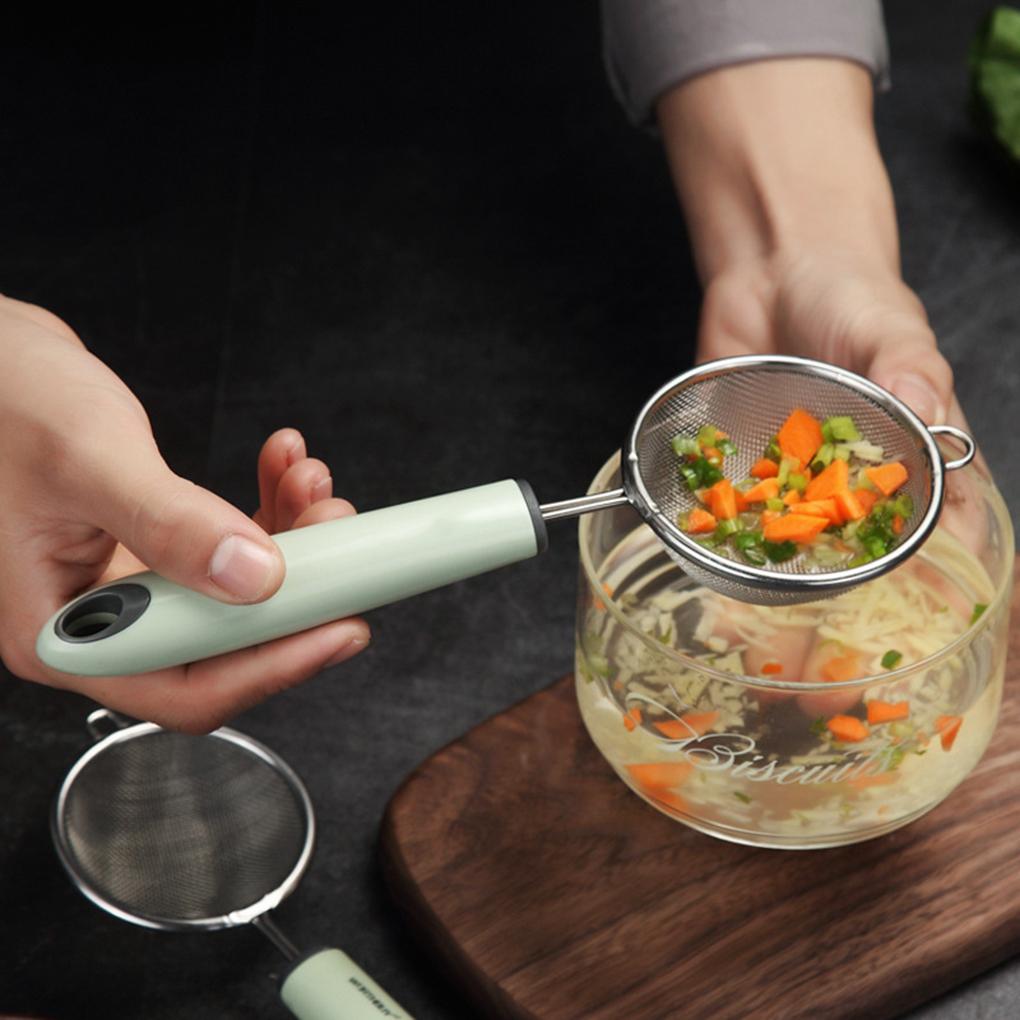 Soybean Milk Filter Spoon Stainless Strainer Stainless Ladle Spoon Tea Herb Leaf Skimmer Scoop