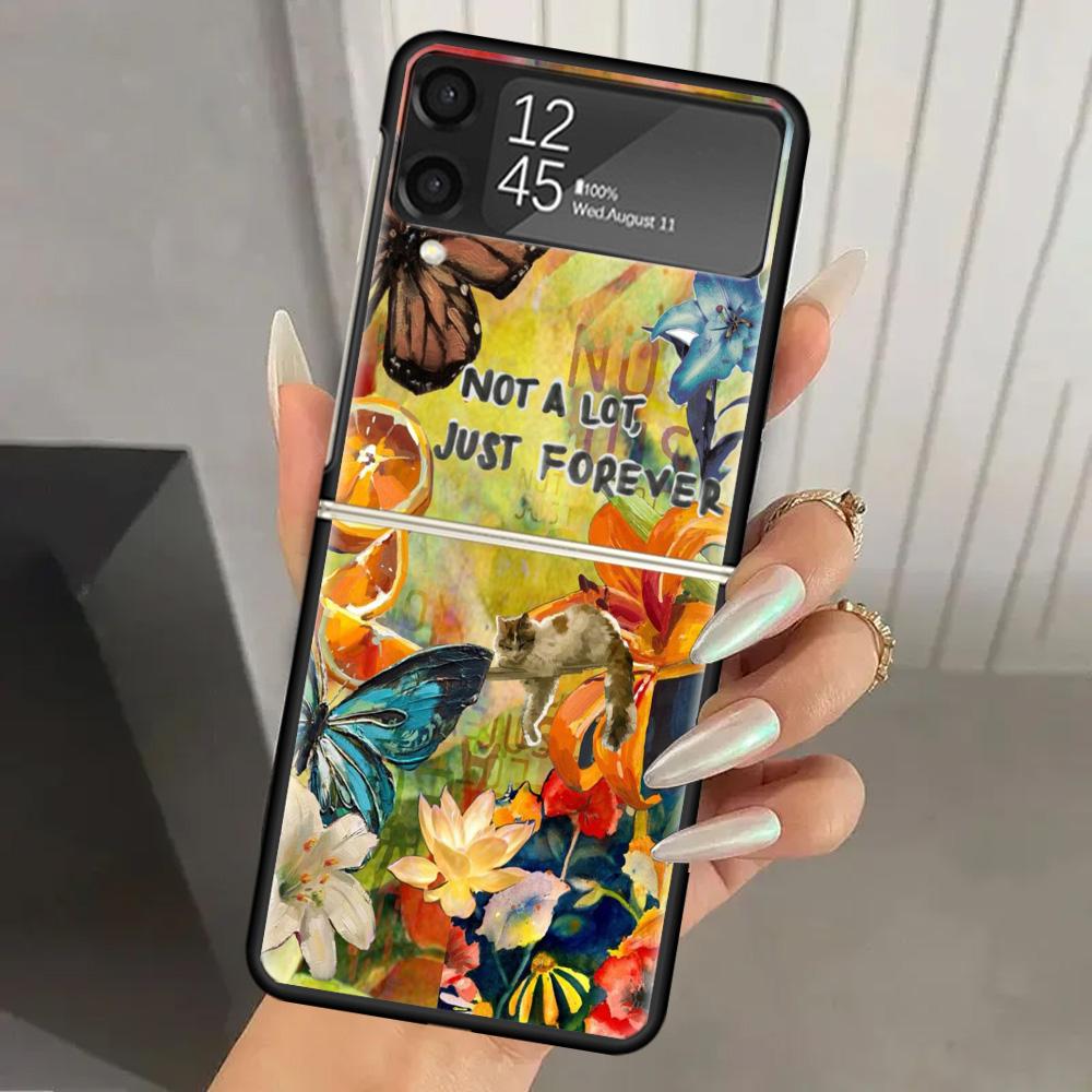 

Adrianne Lenker Songs Album Art Hard PC Phone Case For Samsung Galaxy Z Flip 7 6 5 4 3 Black ZFlip7 ZFlip6 Flip5 Flip4 Flip3 5G Samsung Z Flip 6