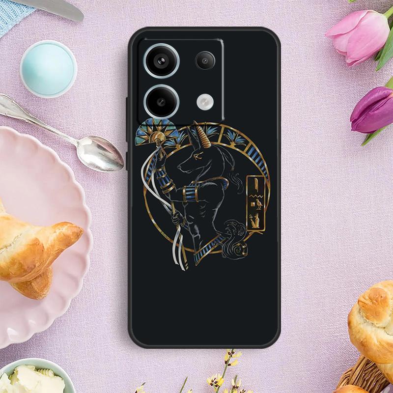 Egypt Nefertiti Anubis Ankh Case For Xiaomi Redmi Note 12 11 9 10 13 Pro Plus 9S 10S 11S 12S Redmi 12 10 C 9C 13C Cover