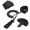 Black Elastic Water Sports Foot Rope Surfing Paddle Board Ankle Spring Traction Strap