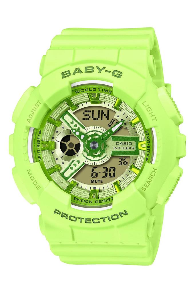CASIO Watch Green Baby-G BA-110YK-3AJF Women's