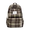 Schoolbag backpack 1011 new retro plaid autumn and winter backpack Japanese girl college student literary and versatile schoolbag