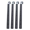 4PCS Furniture Legs with Caster Wheels Heavy Duty Carbon Steel Table Leg Extender Riser for Cabinet