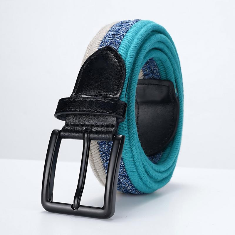 Men'S Belt Men'S Belt Tactical Pin Buckle Alloy Buckle Nylon Belt Braided Belt Tooling Outdoor Training