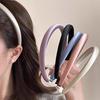 Women Headband Candy Color Sponge Filling Elastic Fit Hair Hoop Daily Commuting School Hair Accessory
