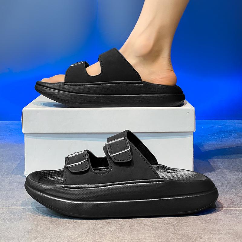 Sandales pour hommes semelles épaisses nouveau grande taille mode pantoufles pour hommes EVA léger confortable respirant sandales décontractées chaussures pour hommes