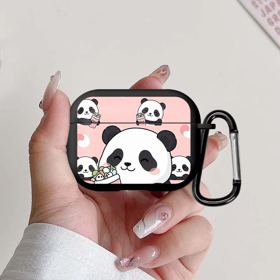 

Earphone Cases Cover Case For Airpods 3 1 2 Pro Pro3 Pro2 4 Cute Panda Funny Airpods Pro 2