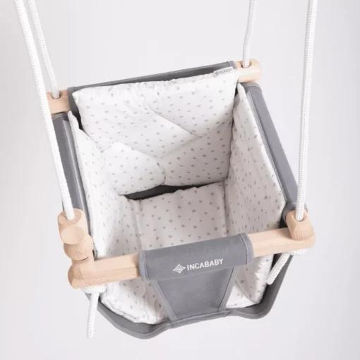 Baby swing Junior Grey - stars
