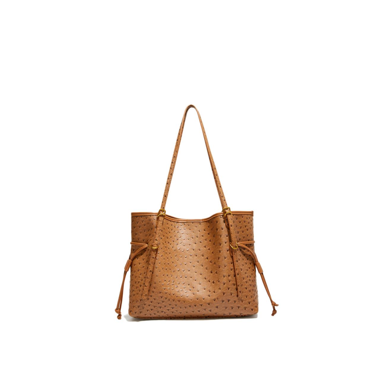 Women s totes bag large capacity high quality Ostrich pattern shoulder bags ladies wild bags sac a main femme ladies handbag big