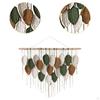 Macrame Wall Hanging Boho Leaves Tapestry, Chic, Ornament Woven Tapestry for Nursery