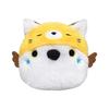 Sanei Boeki Original Plush Toy - Local Dango (Kitsune & Shima Enaga - Hokkaido) - 9x8x7cm - Japanese Regional Dango Design