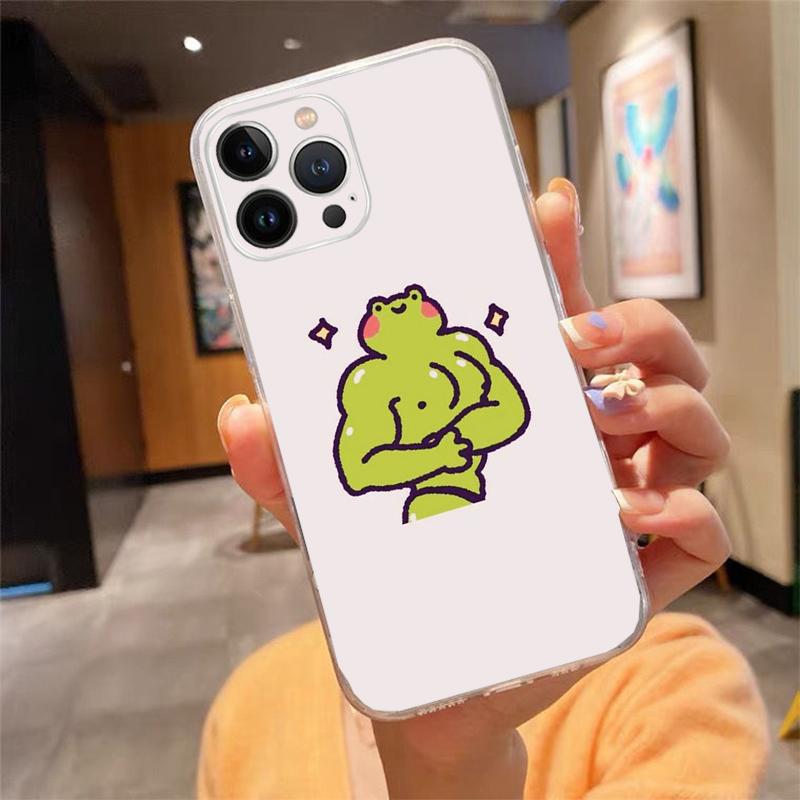 Phone Case For iphone 17 Air 17 Pro Max 16 15 14 13 Pro Max 15 16 Pro 15Plus Frog