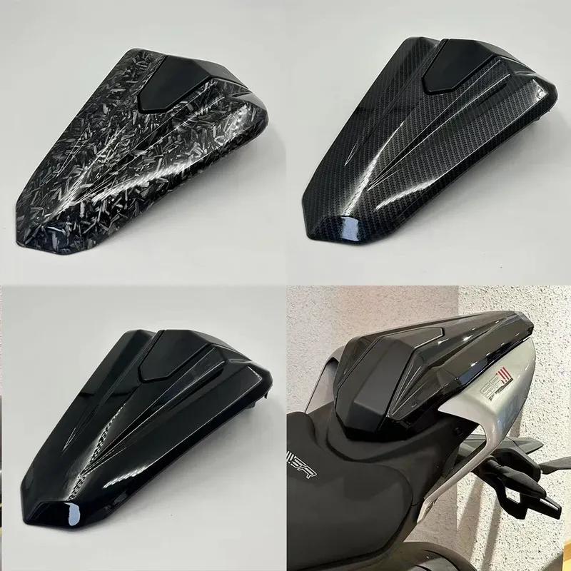 Motorcycle Pillion Rear Fairing Seat Cowl Cover For CFMOTO 450SR Carbon black