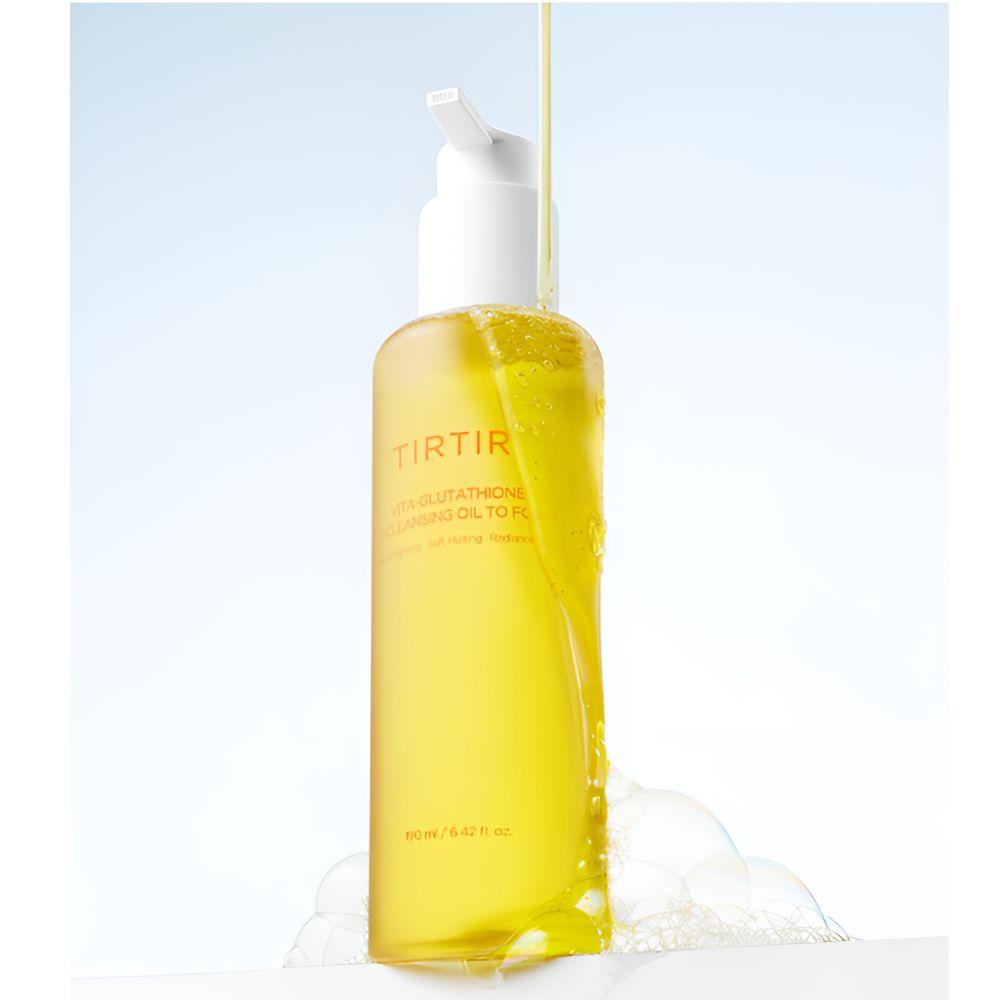 Vitamin Glutathione 3X Cleansing Oil To Foam 2 In 1 Brightening Deep Cleanser Makeup Remover 150ml