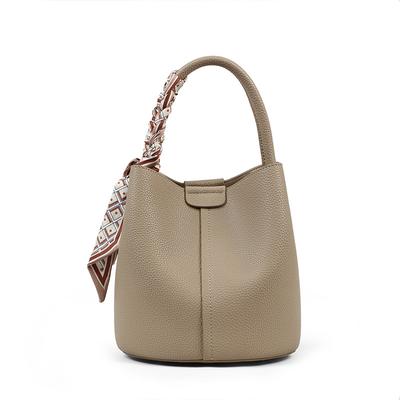 Versatile Bag New Women's Bag Crossbody Bag Light Luxury High-end Leather Portable Bucket Bag