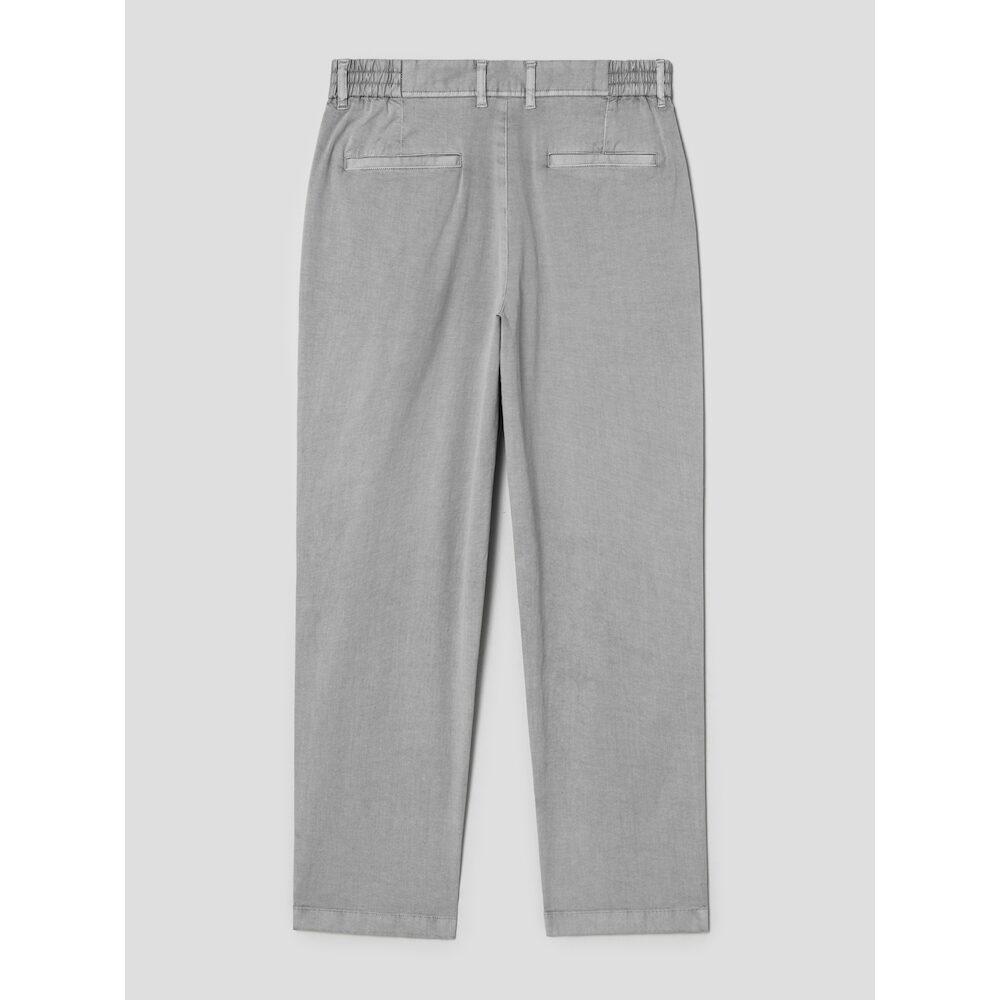 SHIFT.G Garment Dyed Cotton Slacks Gray