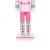 Pink Candy Style Wooden Nutcracker Ornament